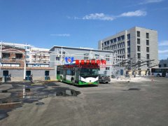 安陽市北廠街、彰德路公交充電樁雨棚膜結構接近尾聲