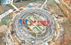 【飛碟加蓋】2021大運會東安湖體育場鋼結構封頂