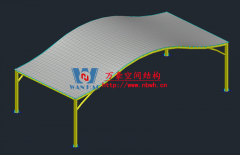 萬(wàn)豪2021第8標(biāo)-樂清鐵定溜溜樂園ETFE天幕及PTFE景觀傘膜結(jié)構(gòu)工程